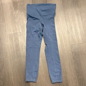 Blue Lululemon High-Waisted Leggings